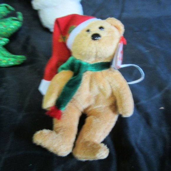 set of 5 plush christmas DECORATIONS, TY, RUSS, HANDMADE - Picture 5 of 10